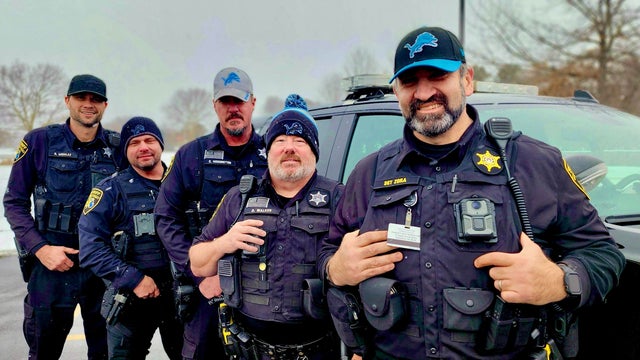 Oakland County Sheriff's Office approves deputies wearing Detroit Lions hats during playoff run
