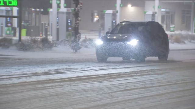 Snow in Wildwood, New Jersey 