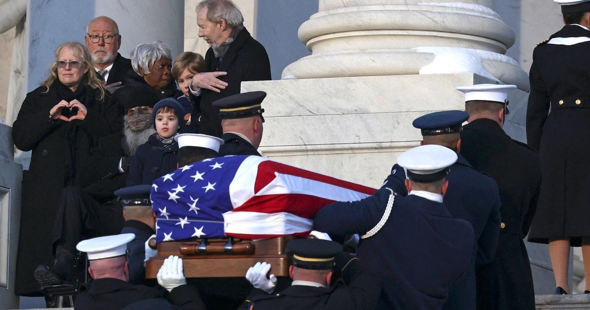 Jimmy Carter's casket taken into U.S. Capitol