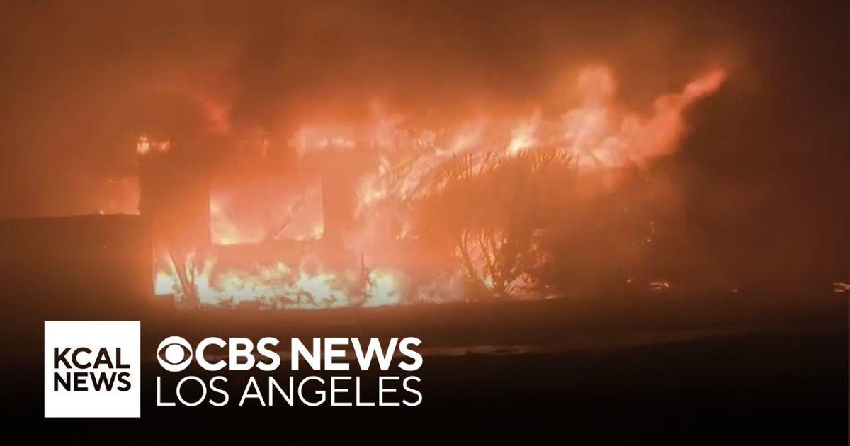 Raging Eaton Fire burns homes in Pasadena - CBS Los Angeles