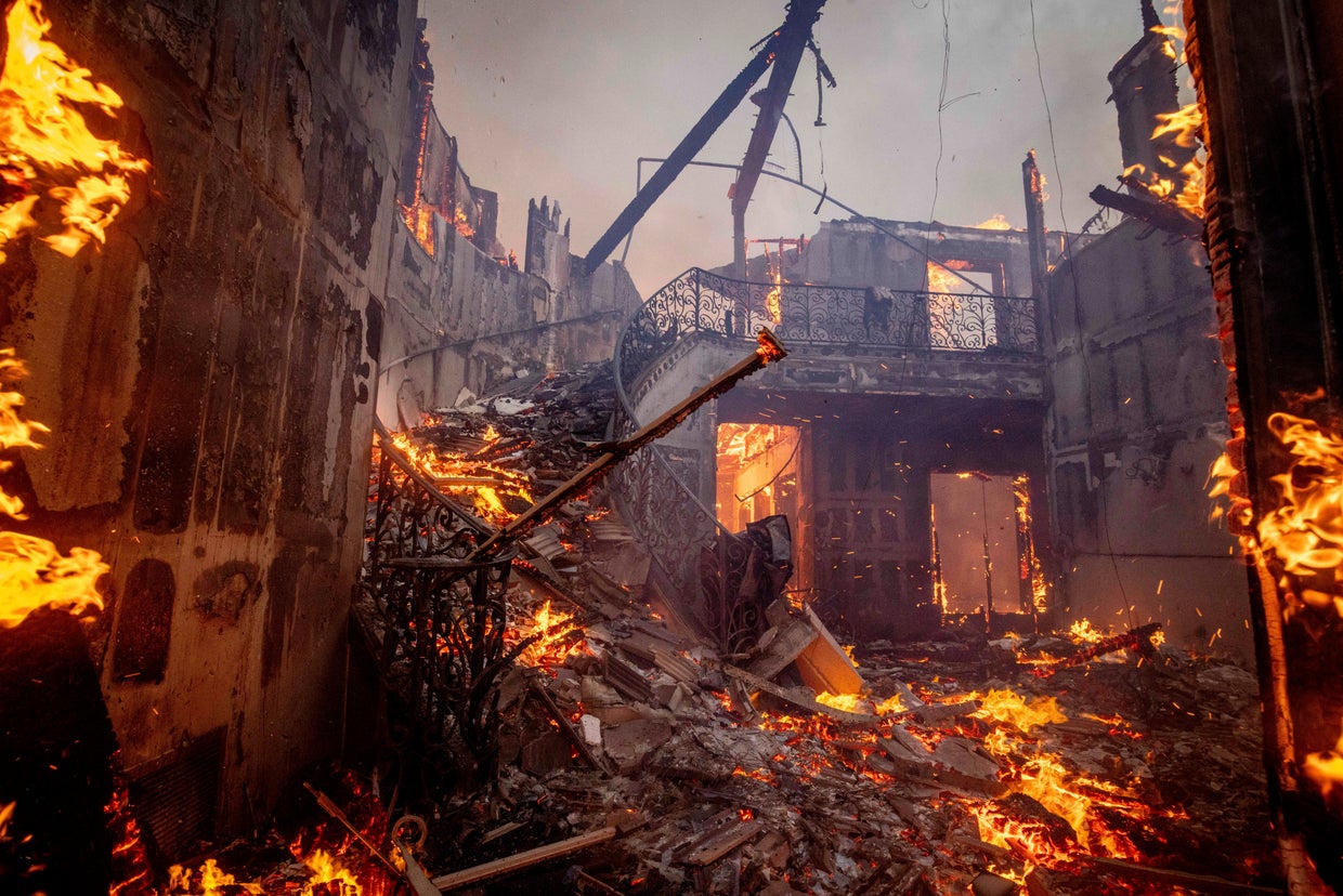 Images show Palisades Fire in Los Angeles and other Southern California ...