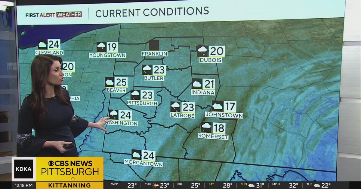 KDKA-TV Afternoon Forecast (1/8) - CBS Pittsburgh