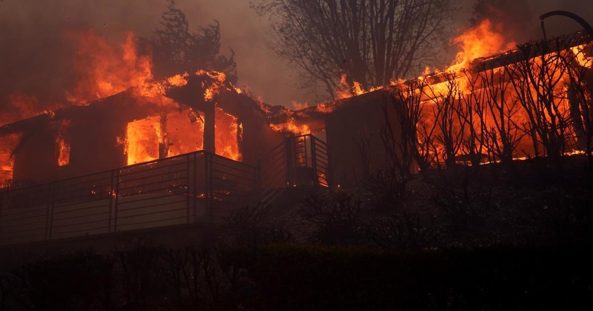 On-the-ground look at the Palisades Fire burning in southern California