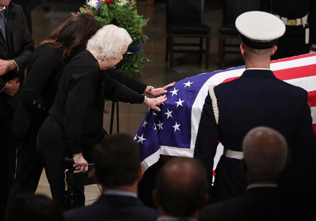 Former President Jimmy Carter Lies In State At The U.S. Capitol Building 