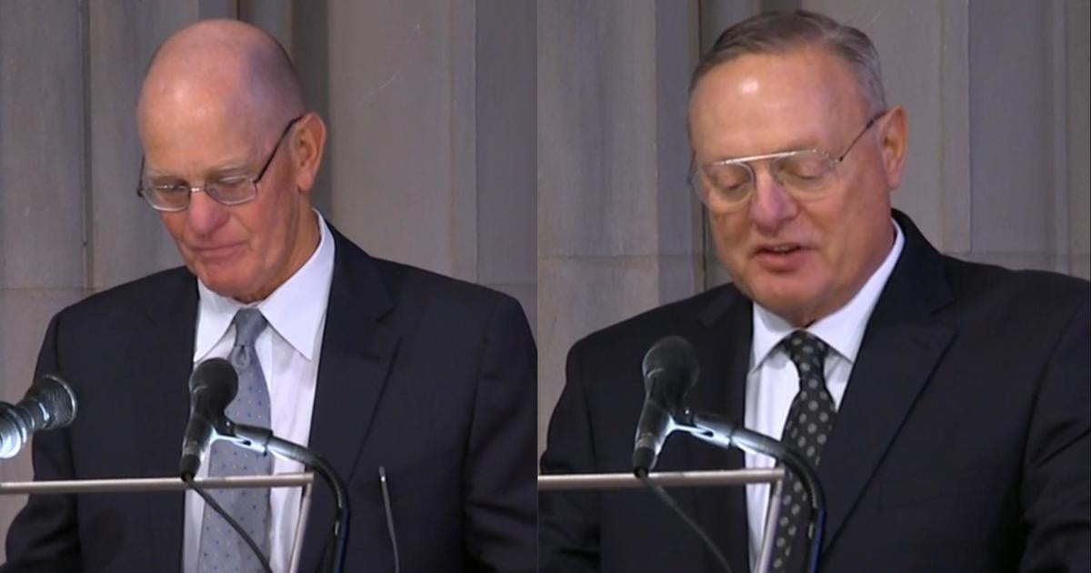 Sons of Gerald Ford and Walter Mondale eulogize Jimmy Carter