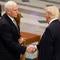 Trump, Pence shake hands at Jimmy Carter's funeral