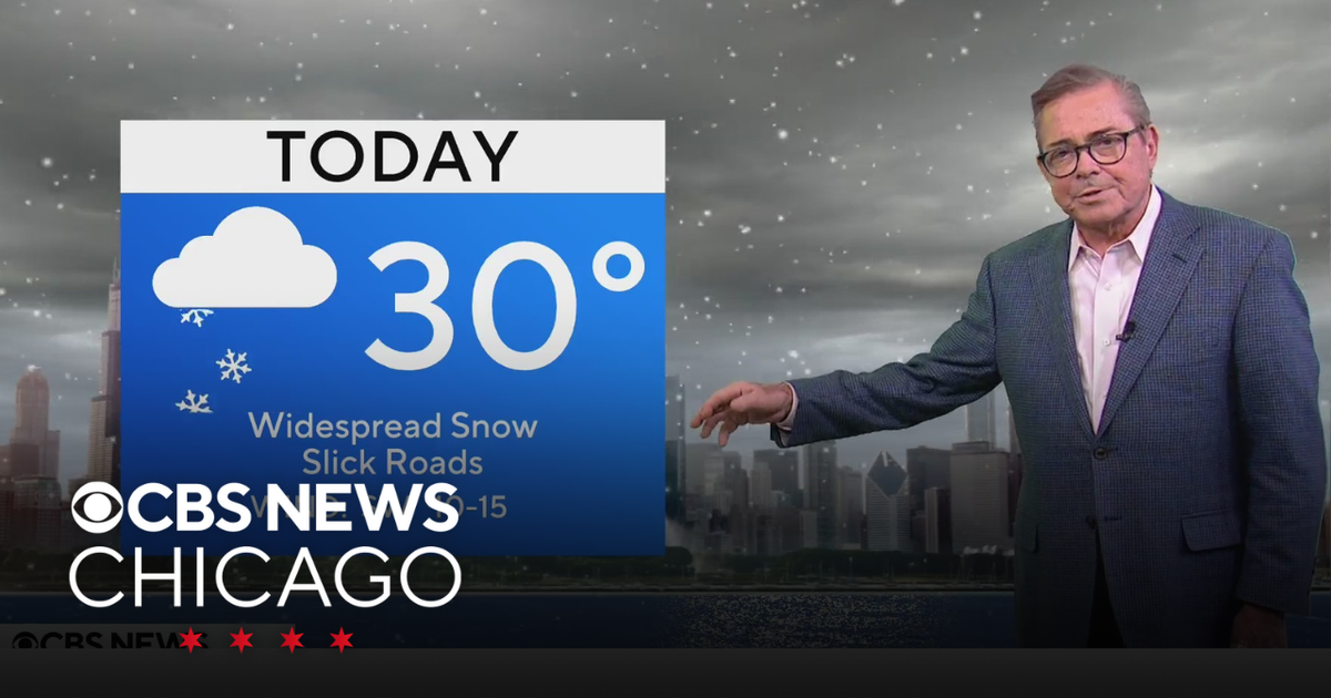Snow expected to wrap up Friday afternoon - CBS Chicago