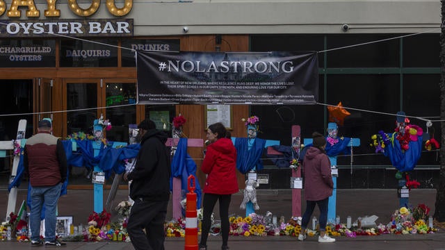 Joe Biden attends commemoration for New Orleans terror attack victims 