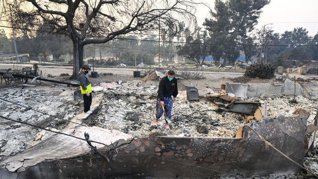 Eaton wildfire in Los Angeles 