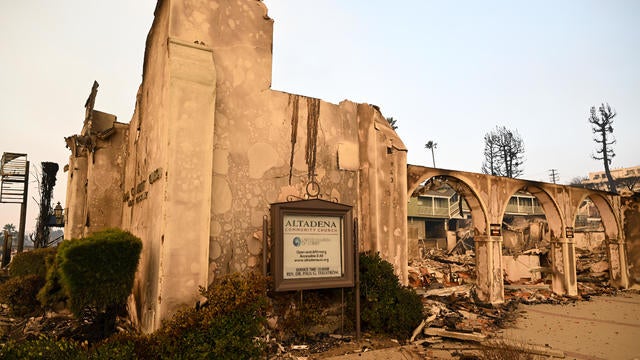 Eaton wildfire in Los Angeles 