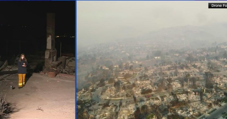 Evacuation orders expand as Los Angeles wildfires rage - CBS Miami