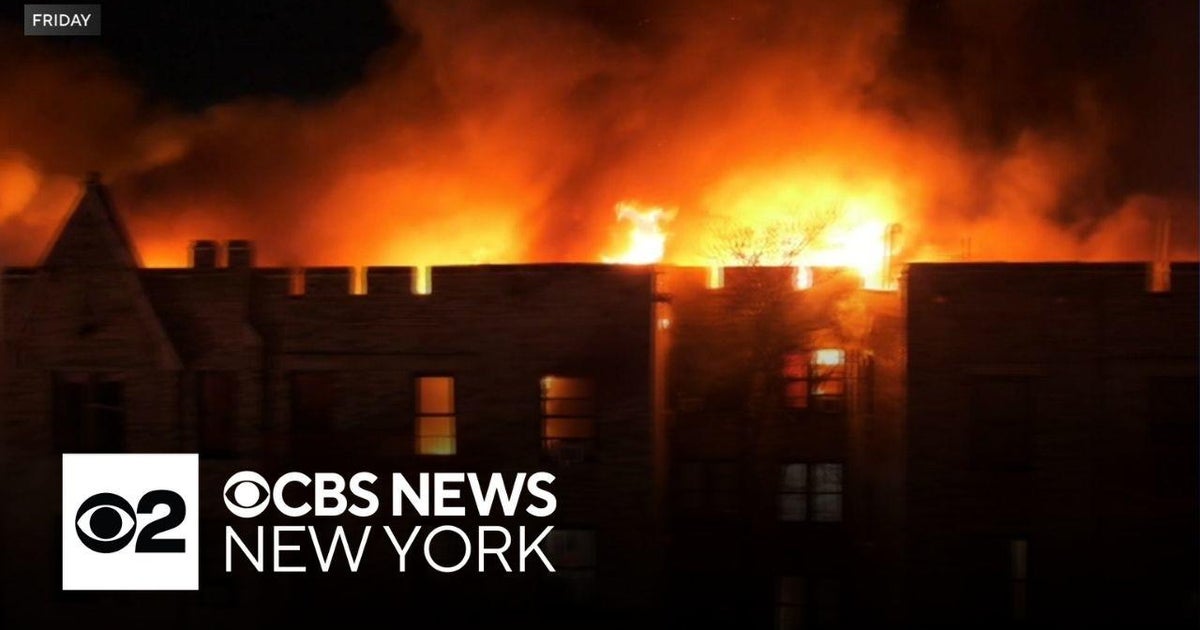 NYC will inspect Bronx building after massive fire - CBS New York