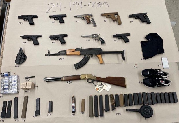 SJ armed robbery suspect weapons seized