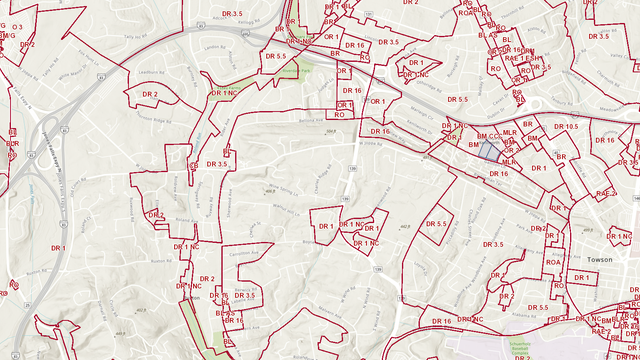 Baltimore County Zoning Map
