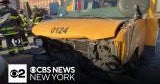 1 injured in school bus crash in Brooklyn - CBS New York