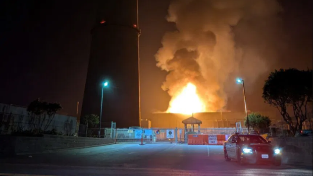 Moss Landing Power Plant fire