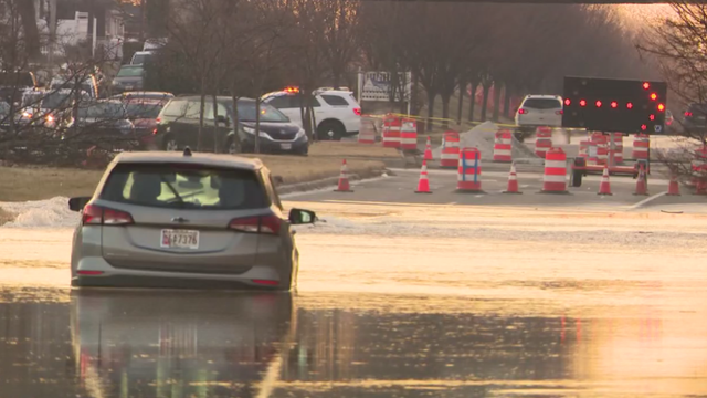 Dundalk, Maryland Water Main Break 
