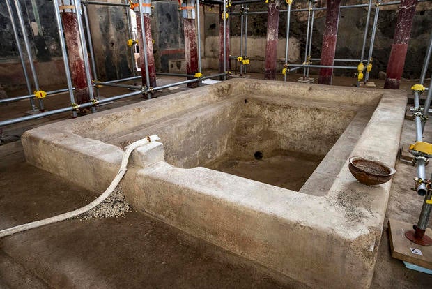 Italy Pompeii Baths 