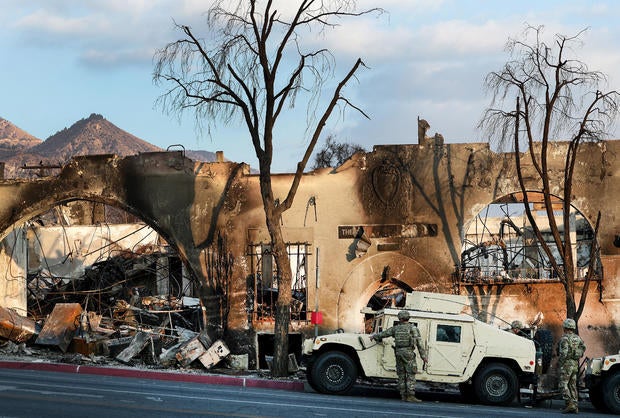 Powerful Winds Fuel Multiple Fires Across Los Angeles Area 