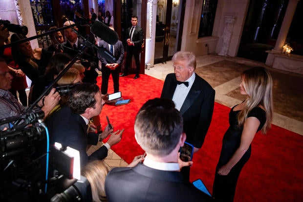 President-Elect Donald Trump Delivers Remarks On New Years Eve At Mar-A-Lago Club