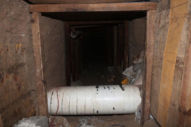 In Ciudad Juarez, a cross-border tunnel was discovered hidden in a sewer 