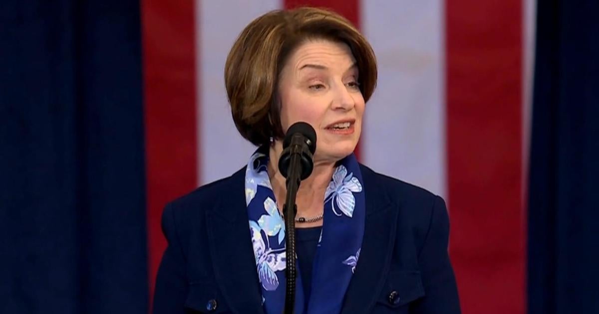 Sen. Amy Klobuchar speaks at Trump inauguration