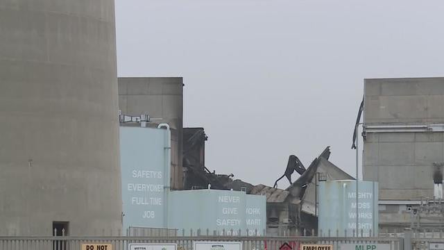 Moss Landing Vistra Power Plant fire damage 