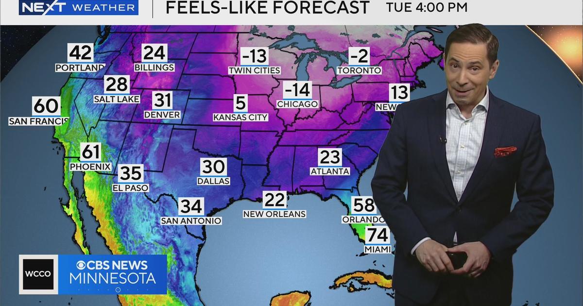 NEXT Weather: 4 p.m. forecast from Jan. 21, 2024 - CBS Minnesota