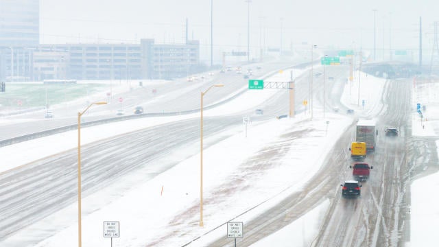 Winter Storm Brings Rare Snow And Ice To Dallas Area In Texas 