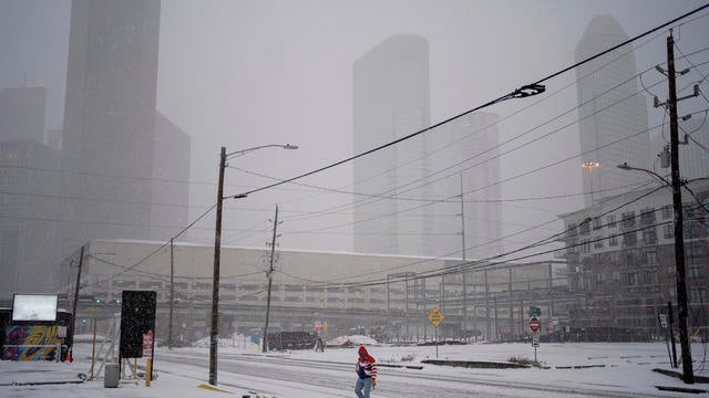 Large Winter Storm Brings Rare Snowfall To Large Swath Of Southern States 