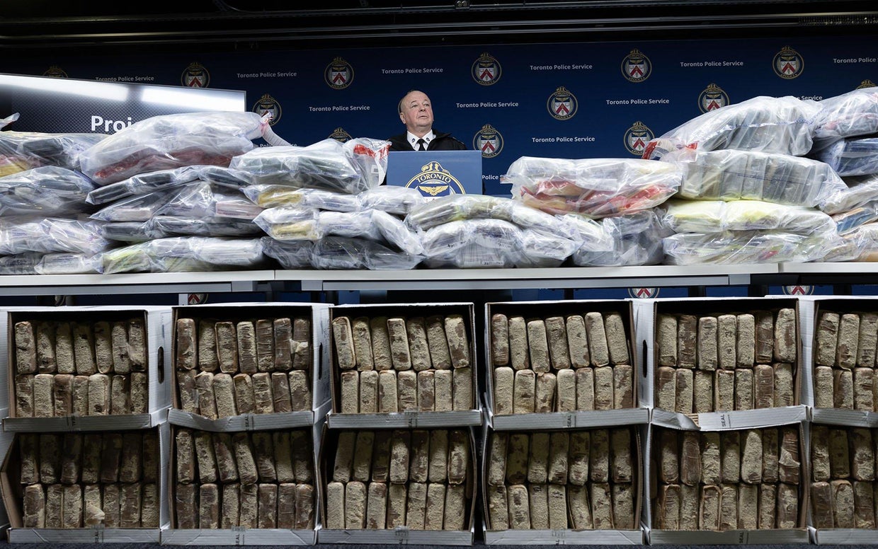 Record haul of cocaine linked to notorious cartel seized in Toronto ...