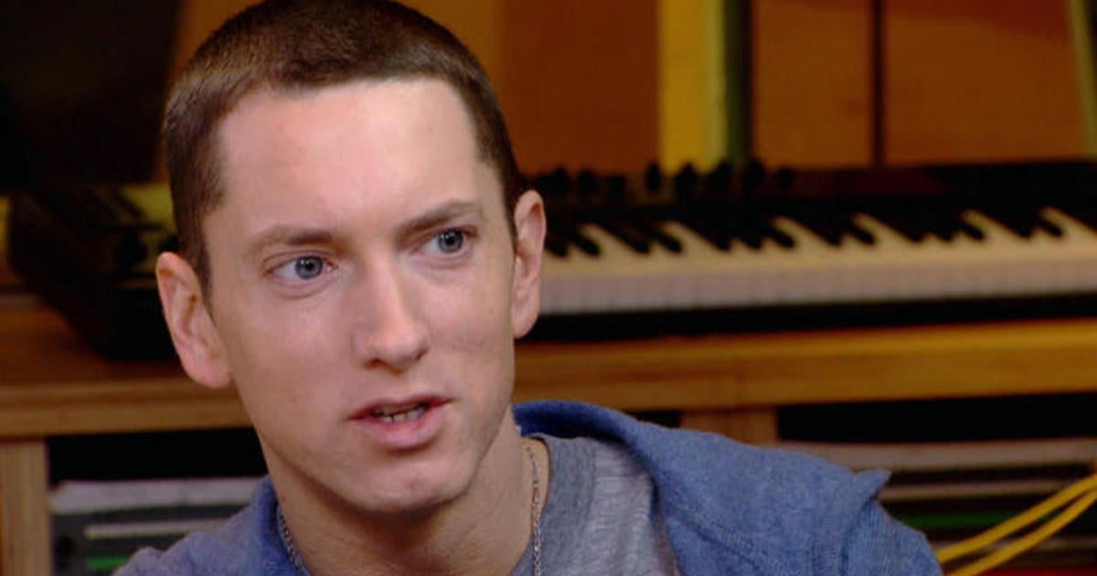 Eminem rhymes the word orange | 60 Minutes Archive