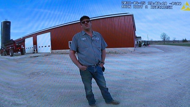 Dale Warner speaks to a deputy on bodycam