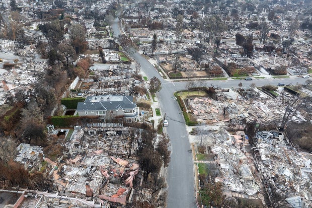 Palisades Fire Leaves Neighborhoods In Ruins 