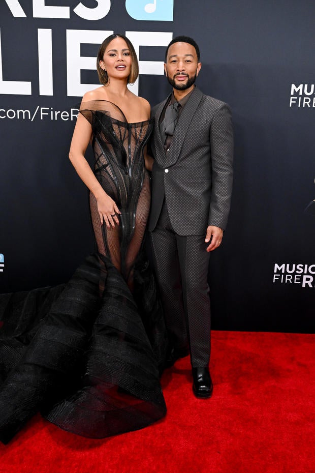 Chrissy Teigen, John Legend 2025 Grammys