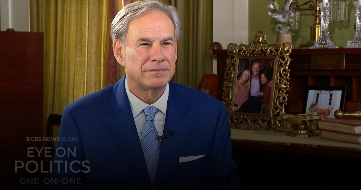 Gov. Abbott talks tariffs, Texas' economy and border security - CBS Texas
