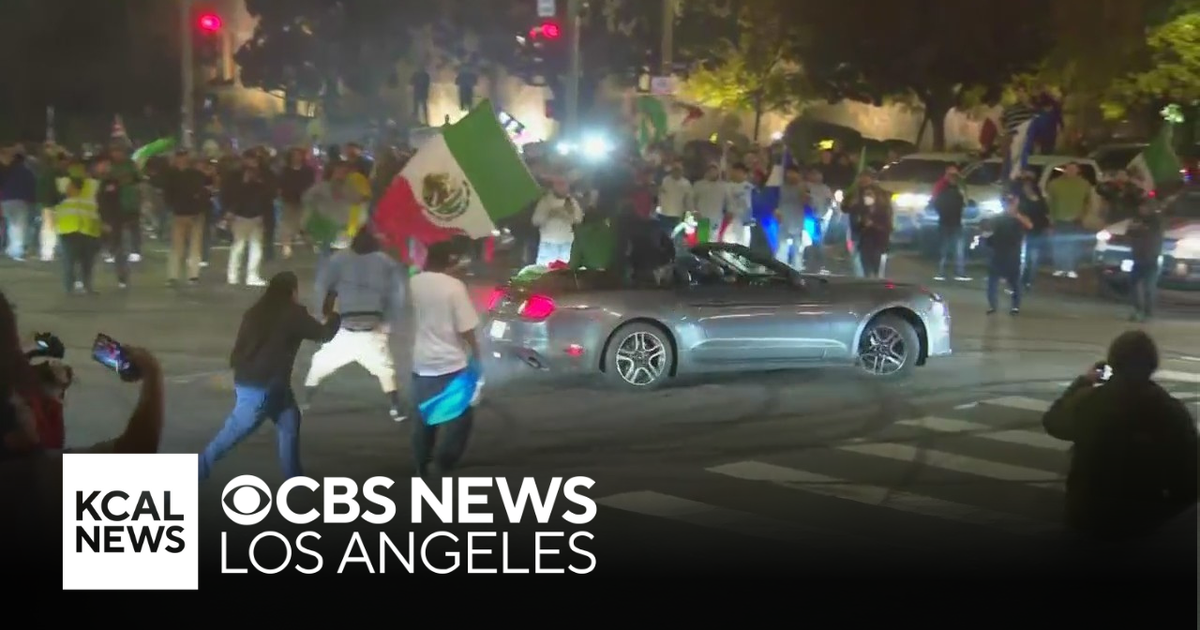 Driver crashes during street takeover after "Day Without Immigrants ...
