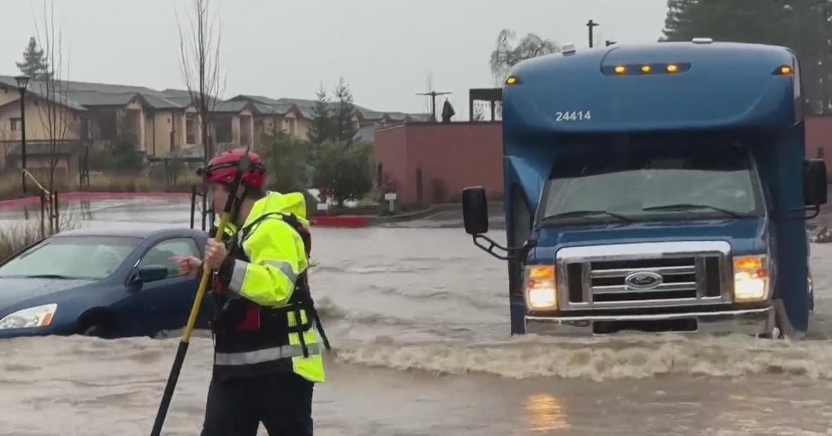 Flooding Forces Evacuations in Long Beach, Santa Rosa