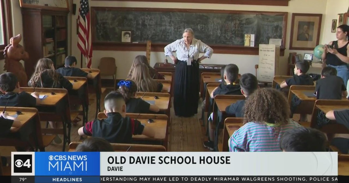 Old Davie School House offers lessons on the Everglades frontier Old Davie School House offers lessons on the Everglades frontier