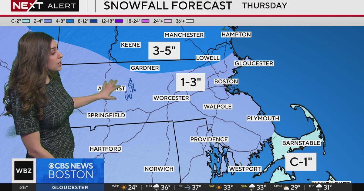 Next Weather: WBZ midday forecast for February 5 - CBS Boston