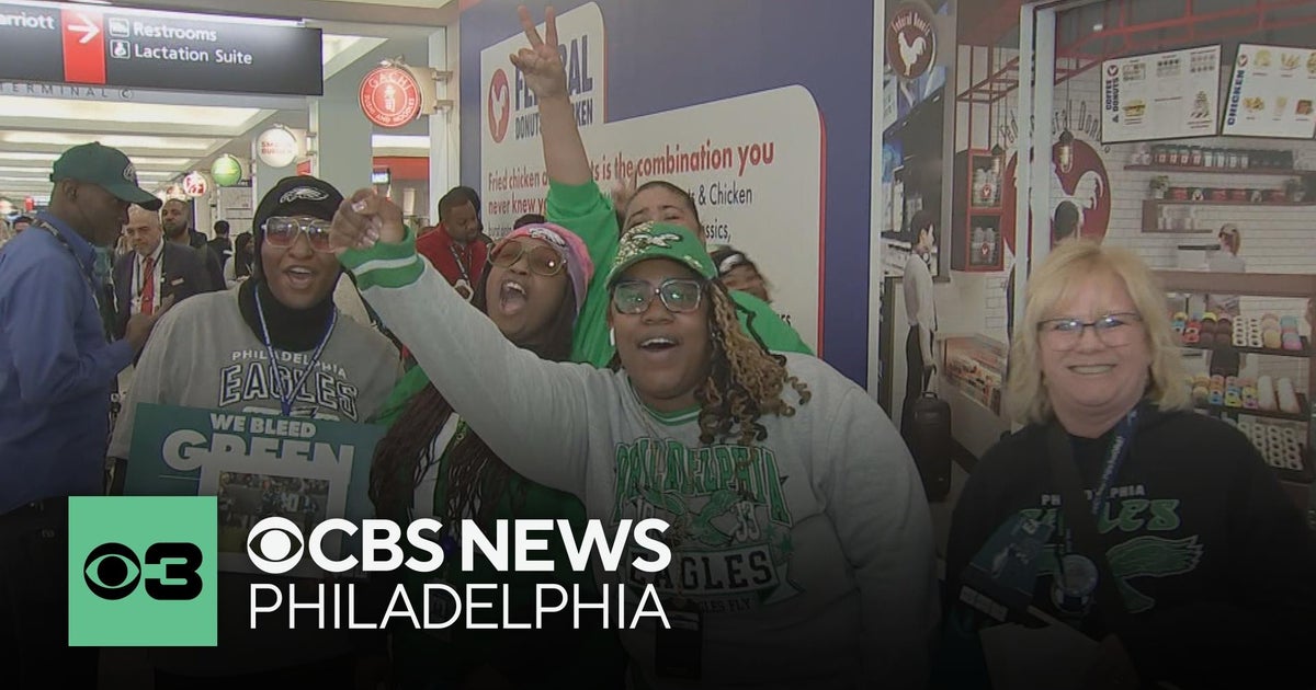 Eagles fans describe the buzz at PHL heading to New Orleans for Super ...