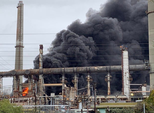 Martinez refinery fire 