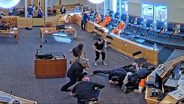 US NM Courtroom Brawl