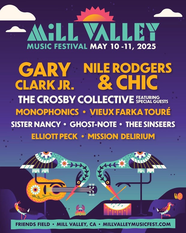 Mill Valley Music Festival 2025 line-up 