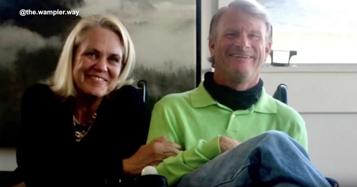 He is in a wheelchair and she is not. Their 30-year love has surpassed all the odds