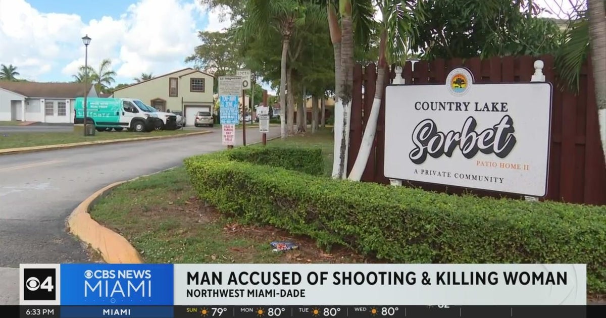 Man accused of shooting and killing woman in Northwest Miami-Dade - CBS ...