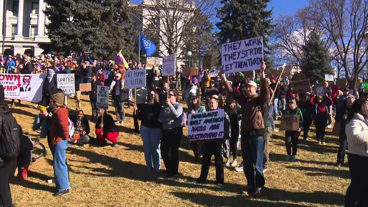 Protest over immigration operations in Denver