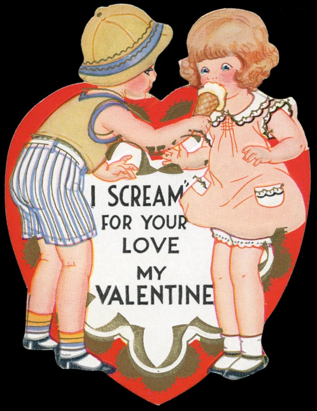 Valentine's Day card.