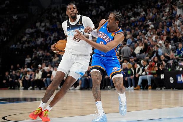 Thunder Timberwolves Basketball 