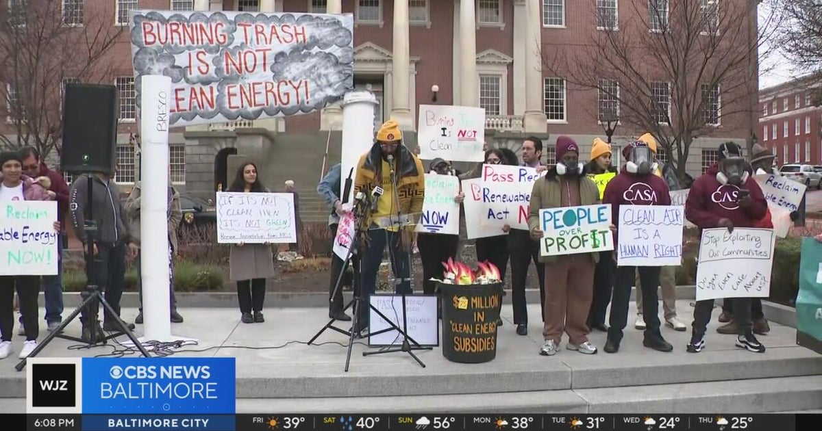 Maryland advocates rally for "Reclaim Renewable Energy Act" - CBS Baltimore